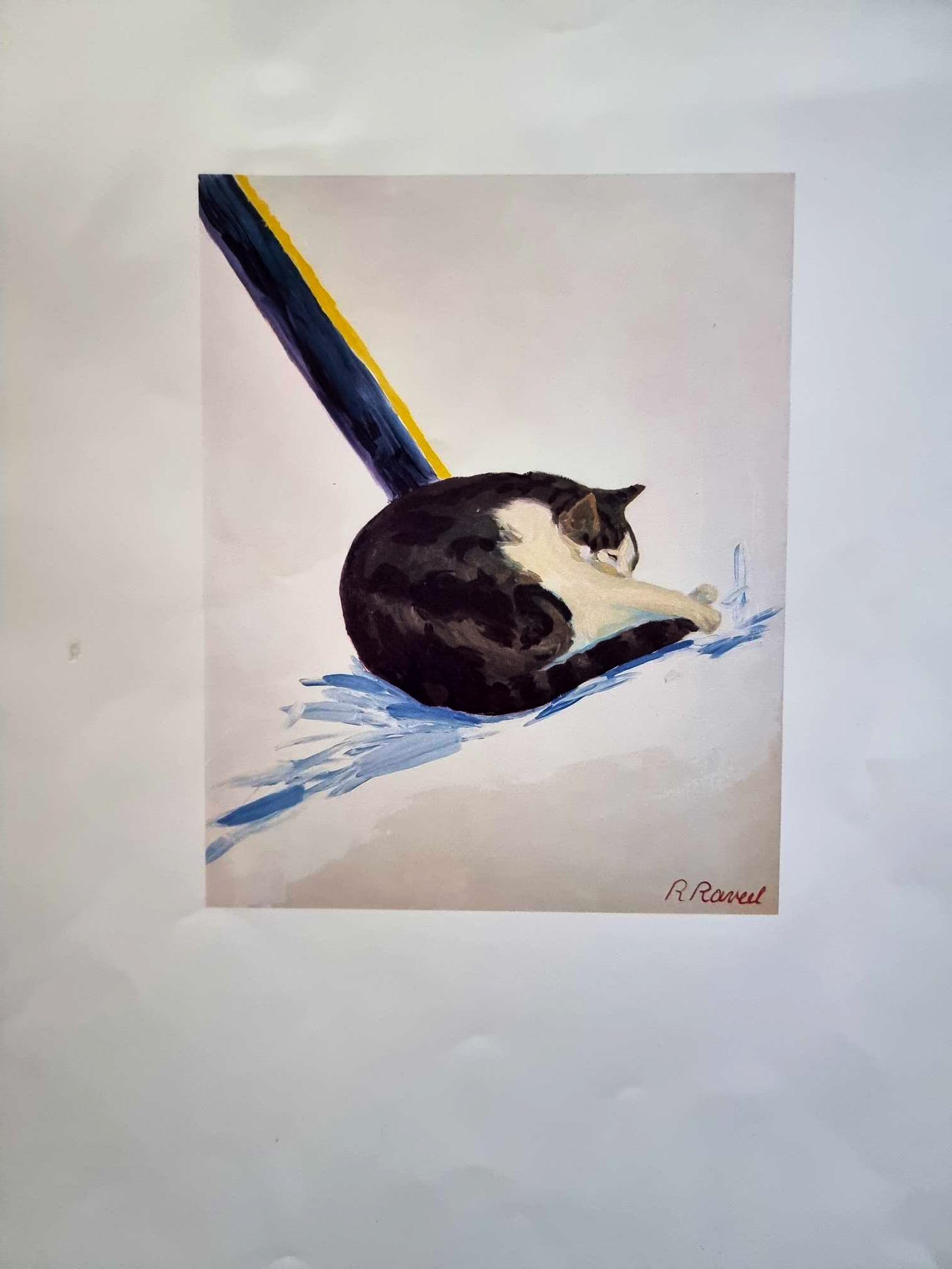 Roger Raveel - Hoe de kat zich kromt verkocht voor € 50!