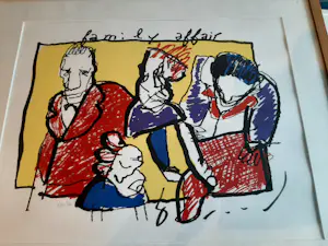 Herman Brood - Kleurenzeefdruk FAMILY AFFAIR Hand gesigneerd kopen? Bied vanaf 275!