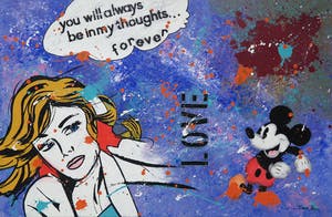 Don Ken - Gemengde techniek op doek, You will always be in my thoughts... forever (Groot) kopen? Bied vanaf 1000!