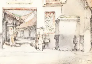 Willem Gerard Hofker - 2 Litho's uit het oude Indië kopen? Bied vanaf 25!