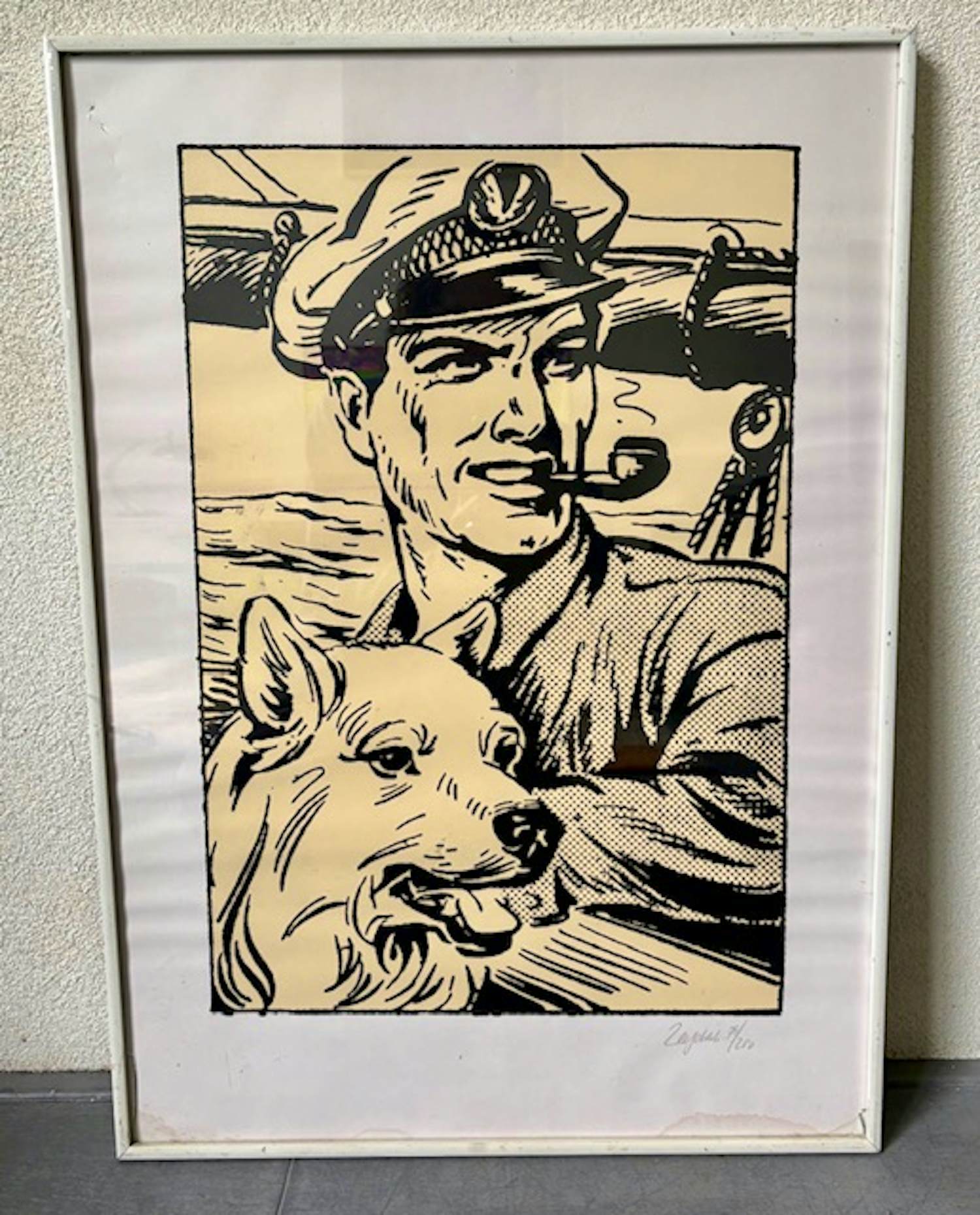 Pieter Kuhn - Kapitein Rob met hond Skip kopen? Bied vanaf 50!