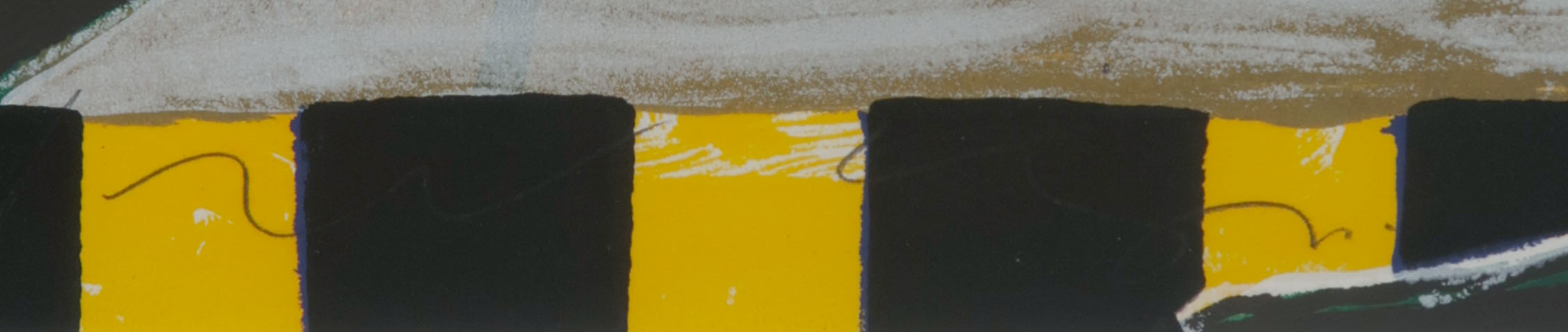 Dodog Soeseno - Zeefdruk, (Royal) Family with Red Fish - Ingelijst kopen? Bied vanaf 35!