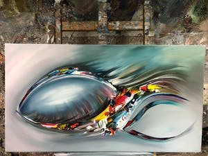 Gena - Abstract Blue Light kopen? Bied vanaf 1!