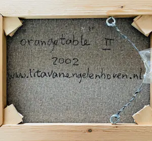 Lita van Engelenhoven - Orangetable II - Stilleven kopen? Bied vanaf 195!