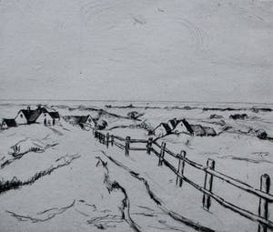 Paul Hans Ohmert - Ets: Hollands landschap kopen? Bied vanaf 49!