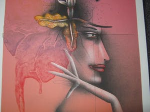 Paul Wunderlich - Tête d'une Femme kopen? Bied vanaf 37!
