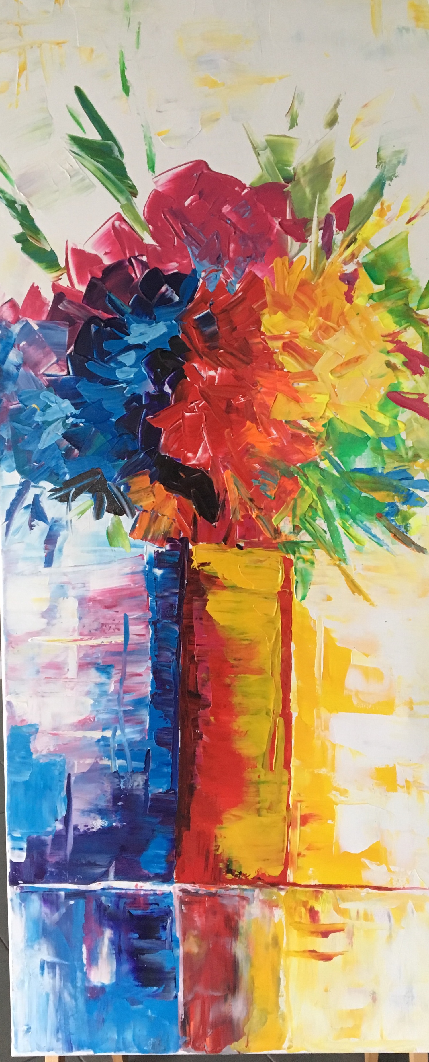 Niet of onleesbaar gesigneerd - Alex L.- Fantasie bloemen kopen? Bied vanaf 1!