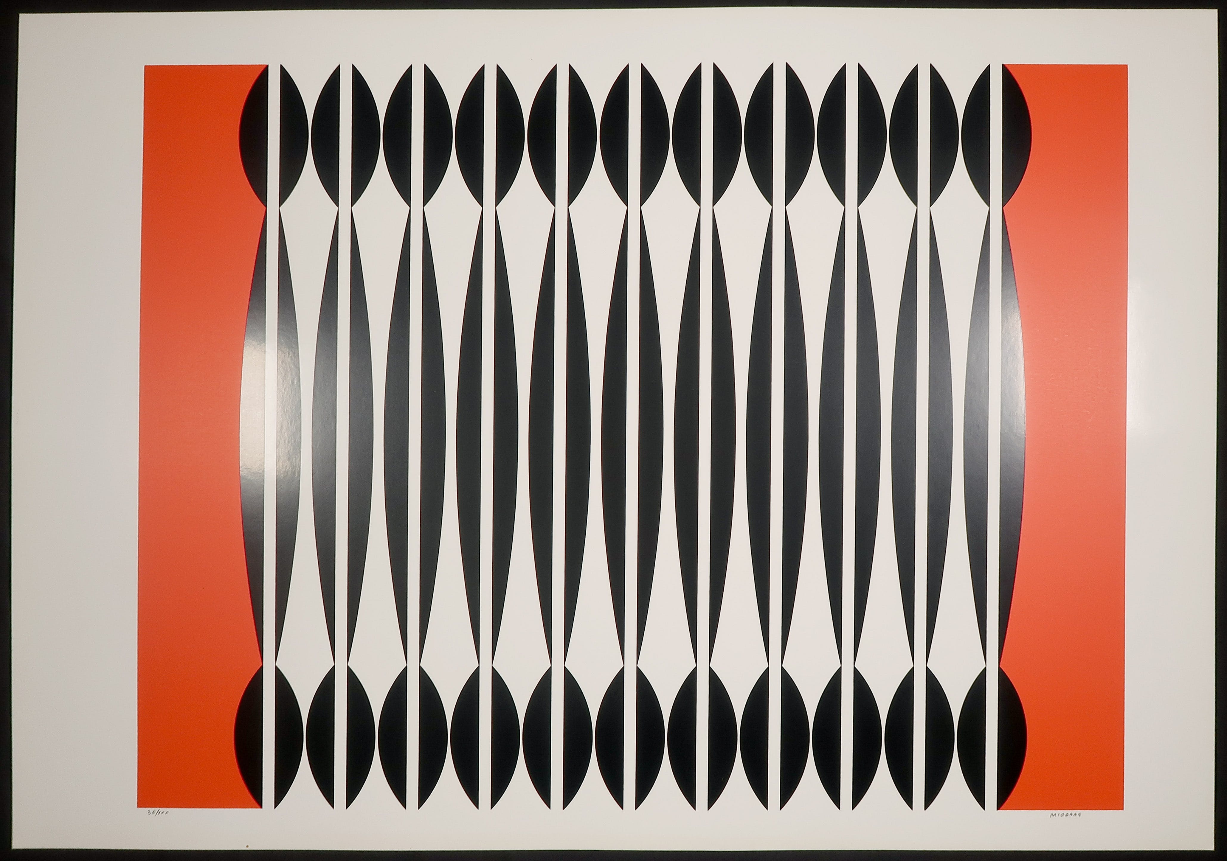 Dordevic Miodrag - Zeefdruk, Abstracte compositie kopen? Bied vanaf 35!