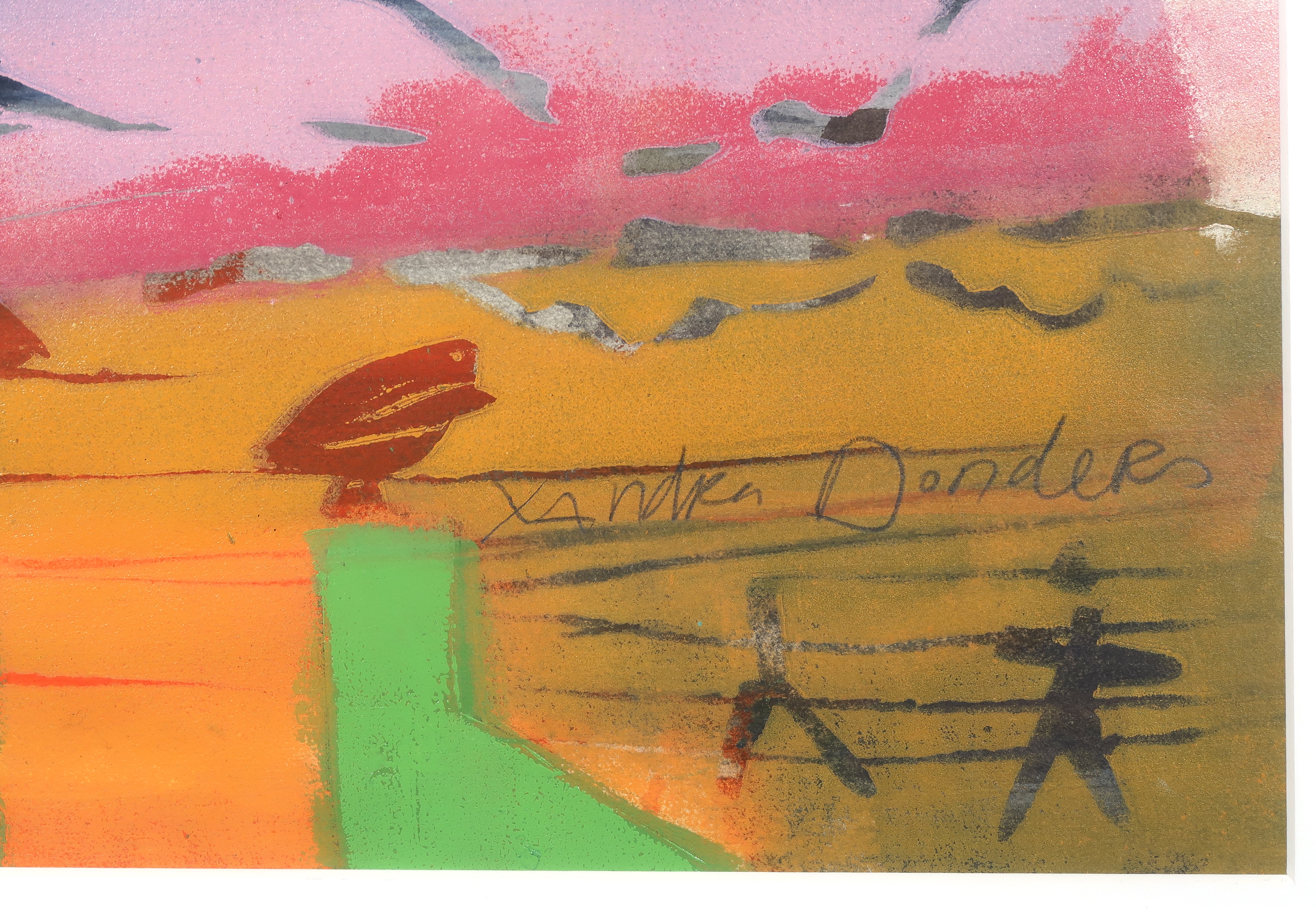 Xandra Donders - Gemengde druktechnieken, Chinees water IV - Ingelijst (Groot) kopen? Bied vanaf 20!