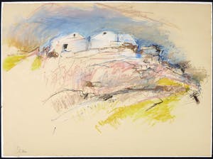 Franscz Witte - Potlood en aquarel op papier, Nr.118D kopen? Bied vanaf 1!