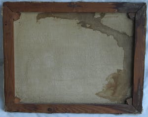 Clemens Wolters - Olieverf op doek, Molens in een Hollands landschap – ca 1915 kopen? Bied vanaf 35!