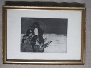 Han Kniphorst - Ingelijste Ets Aquatint kopen? Bied vanaf 25!