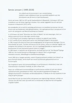 Servie Janssen - " KUNSTDOOS " kopen? Bied vanaf 100!