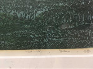 Grietje Postma - Houtsnede bomen kopen? Bied vanaf 100!