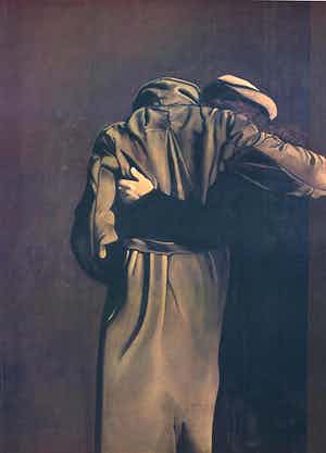 Bruno Bruni - Kleurenoffset-litho AMICI Handgesigneerd. verkocht voor € 85!