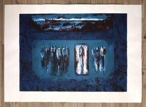 Mattie Schilders - Ochtendwandeling, zeefdruk (Groot) kopen? Bied vanaf 1!