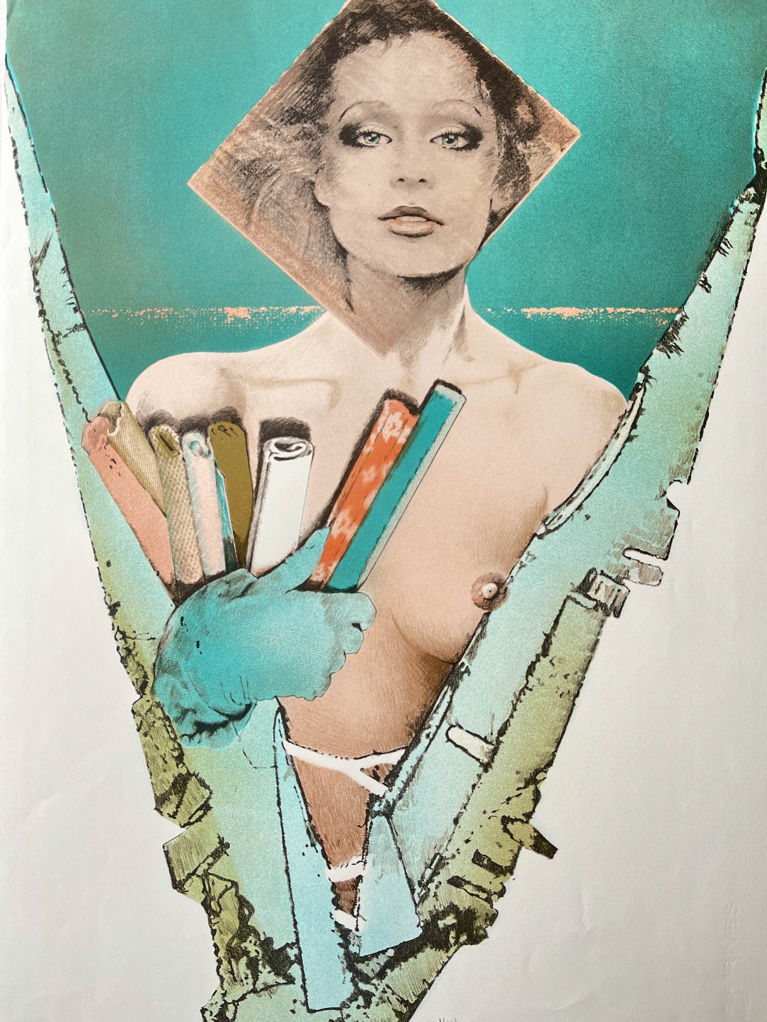 Pol Mara - compositie met figuur verkocht voor € 100!