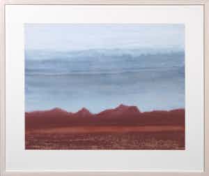 Henri Plaat - Gouache, Zonder titel - Ingelijst verkocht voor € 150!