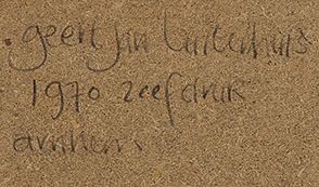 Geert Jan Buitenhuis - Zeefdruk - Zeefdruk op papier - gesigneerd achterzijde - BKR Arnhem - 1970 kopen? Bied vanaf 5!