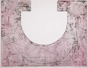 Yoka Voorbach - Ets, Het middelpunt van niets? (Groot) kopen? Bied vanaf 1!