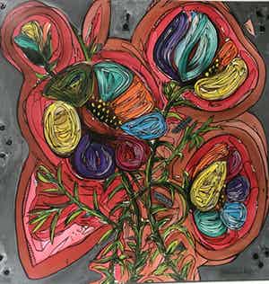 Marianne Bey - FlowerPowerField verkocht voor € 30!