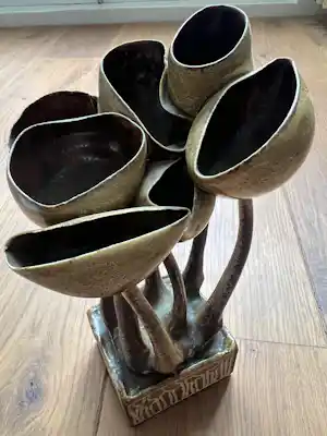 Gert de Rijk - Keramische kelkjes vendu pour 220€ !