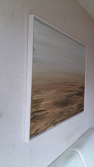 Joost Erftemeijer - bruingele zandvlakte kopen? Bied vanaf 75!