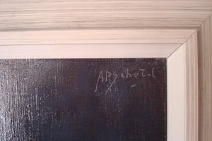 Anthonie Pieter Schotel - Stilleven bruine aarden pot met fruit kopen? Bied vanaf 185!