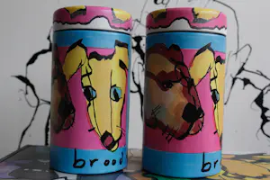 Herman Brood - Brabantia broodtrommel en 2 x Brabantiabeschuitbussen kopen? Bied vanaf 60!