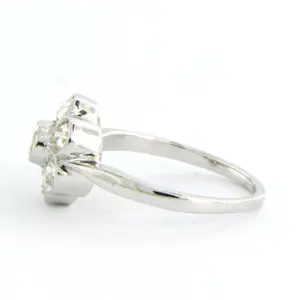 14k wit gouden ring met oud Europees slijpvorm geslepen diamant tot. 0.70ct kopen? Bied vanaf 660!