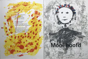 Jef Diederen - 2 Prachtige litho's - 1996 - Mooi Hoofd - 57/80 kopen? Bied vanaf 1!