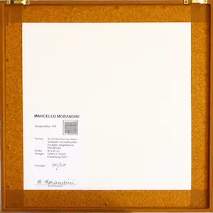 Marcello Morandini - 3D Composizione 714 kopen? Bied vanaf 150!