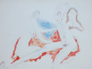 AcheterTheo Beerendonk - Drie naakten - Kleurtekening? Enchérissez de 1!