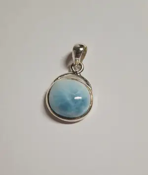 Nieuwe zilveren hanger met larimar kopen? Bied vanaf 50!