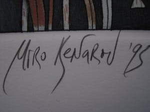 Niet of onleesbaar gesigneerd - Oosteuropees Groot gesigneerd Litho "Forever Together I" kopen? Bied vanaf 10!