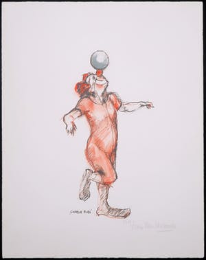 Kees Verkade - Litho, Charlie Rivel kopen? Bied vanaf 10!