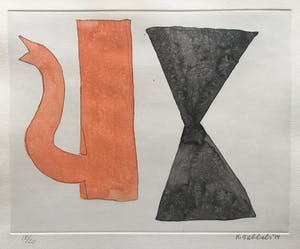 Klaas Gubbels - ets met aquarel ingekleurd ‘Soestdijk’ - 2014 kopen? Bied vanaf 275!
