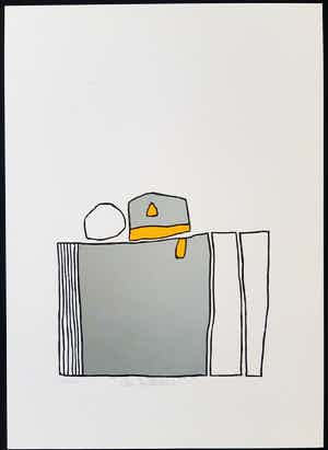 Cees Andriessen - 6 lino's 'uit de tijd dat bollewop nog speelde' verkocht voor € 180!