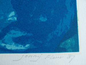 Jenny Fleur - Litho, “Abstract” – 1987 – nr. 41 / 50 kopen? Bied vanaf 1!
