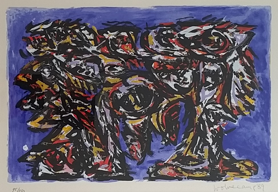 Theo Wolvecamp - Litho op papier 1989 kopen? Bied vanaf 350!