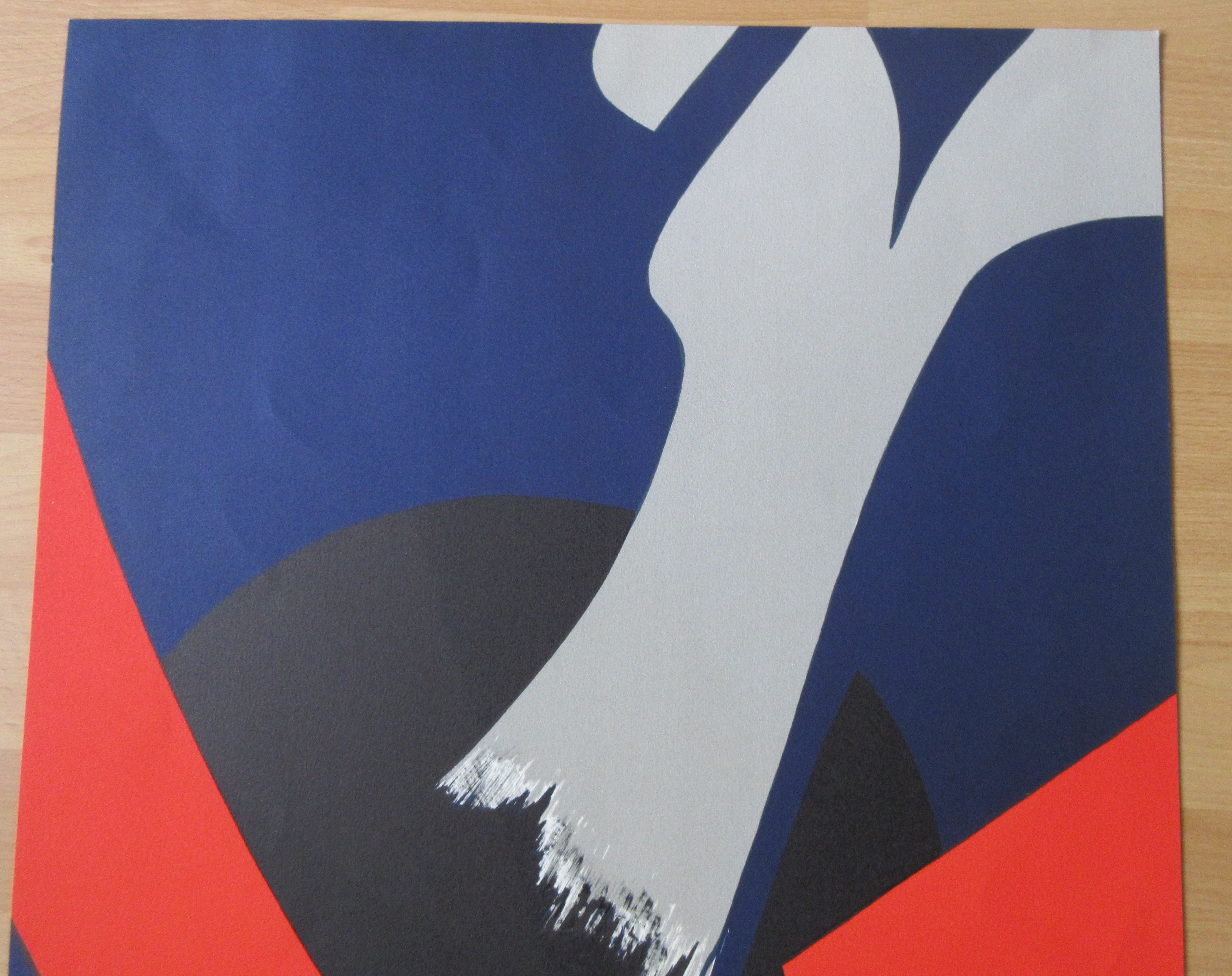 Niet of onleesbaar gesigneerd - Abstracte Zeefdruk - gesigneerd - oplage 125 stuks kopen? Bied vanaf 1!