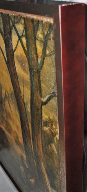 Henri van de Velde - Reiger in landschap - symbolisme - olieverf kopen? Bied vanaf 85!