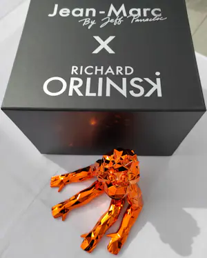 Richard Orlinski - JEAN-MARC SPIRIT (ORANGE EDITION) - Skulptur kopen? Bied vanaf 240!