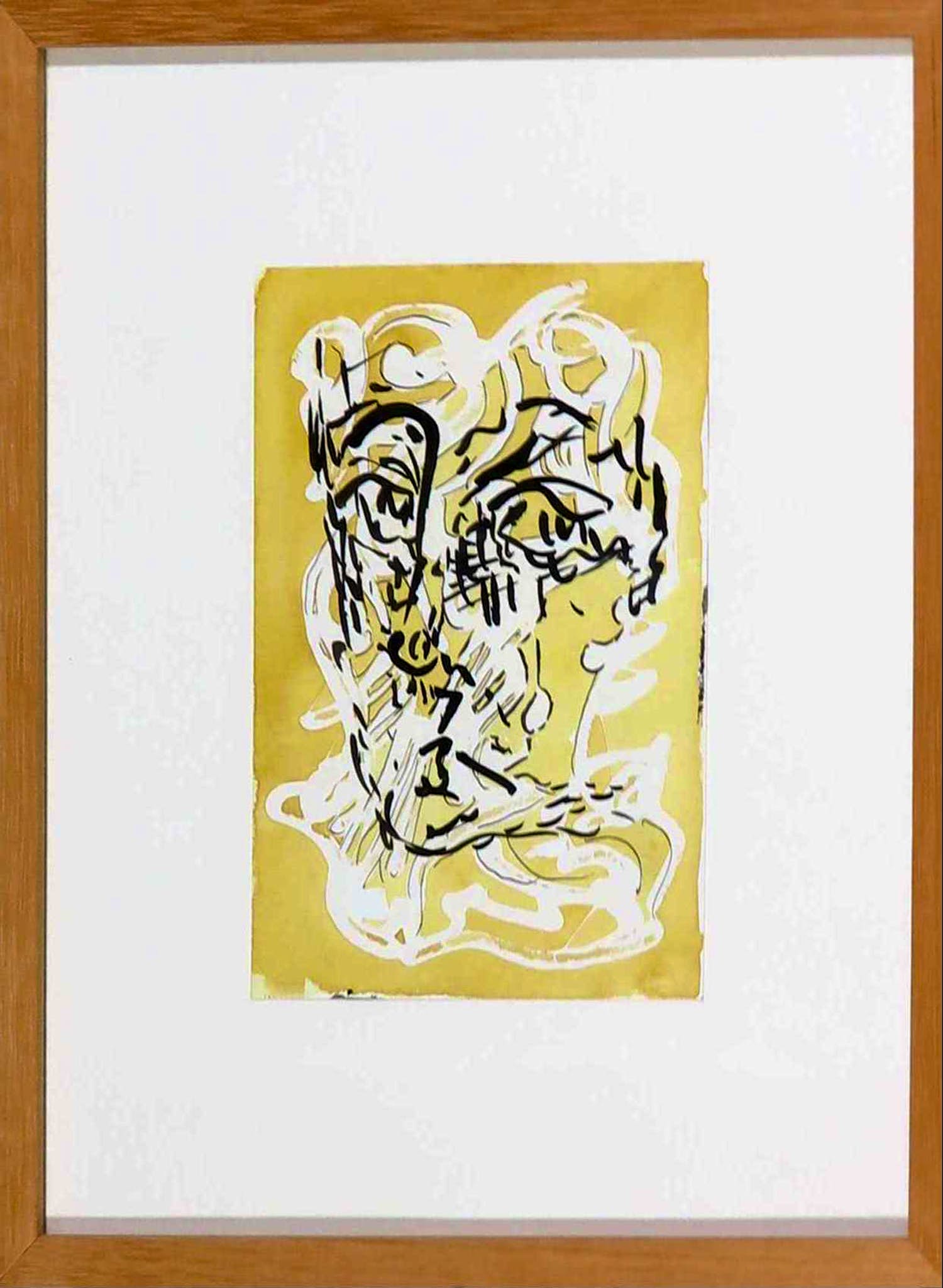 Floor van Keulen - Inkt en Aquarel op papier, Gezicht kopen? Bied vanaf 35!
