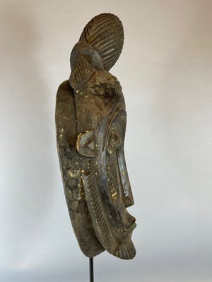 Baule - African Tribal Used Baule mask - Iv. Coast. kopen? Bied vanaf 35!