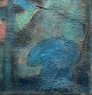 Wim Motz - Olieverf op doek | 'Houthaven van Stolk Rotterdam'| Eind jaren '50 kopen? Bied vanaf 1000!