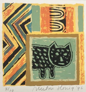 Milou Honig - set van 2 zeefdrukken | kleine oplage (7/10) - ingelijst kopen? Bied vanaf 49!