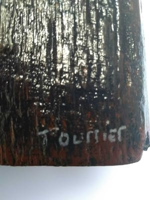 Niet of onleesbaar gesigneerd - Laurent Tourrier ''Franse officier, La Grande Guerre, WO1.'' kopen? Bied vanaf 1!