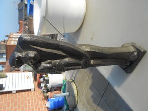 Jozef van Acker - 2 Gietijzer beeldjes kopen? Bied vanaf 150!