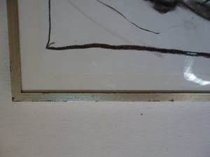 Hans Abbing - Houtskool tekening van een gezicht kopen? Bied vanaf 50!